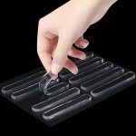 Silicone Self-Adhesive Rubber Bumpers – Clear Furniture Pads for Noise Reduction, Anti-Slip Protection – Ideal for Cabinets, Drawers, Table Tops, Doors, and Wall Guards (20 PCS)
