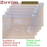 Multipurpose Transparent Storage Pouch, 25 Pack, 6x8 Inches, Transparent PVC, Zipper Closure, Jewelry, Makeup, Travel Accessories, Stationery, Personal Care Products - Image 4