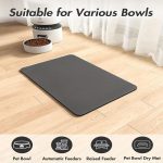 Pet Feeding Mat for Dogs & Cats | Super Absorbent Dog & Cat Food Water Bowl Mat | Quick Dry, Non-Slip, No-Stain Reusable Mat | Perfect for Messy Drinkers & Pet Accessories - Image 7