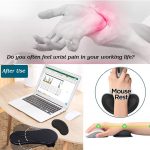 Adjustable Arm Rest Pads for Desk – Ergonomic Chair and Desk Extender for PC & Laptop, Attachable Rotating Armrest Wrist Support for Home Office Setup – Black.