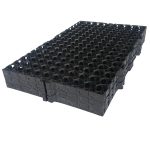 MAHIRA Garden Drain Cell Mats Polypropylene Drain Cell and 20mm Drainage Mat for Terrace/Kitchen Garden Drain Cell 20mm (Black, 500 x 250 x 20mm) - Pack of 4 - Image 8