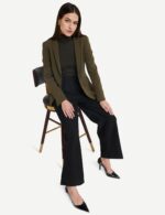 Amazon Brand - Symbol Women Wide Leg Formal Trouser (High Rise | Ankle Length |Formal Pants | Office Wear) (Available in Plus Sizes) - Image 3