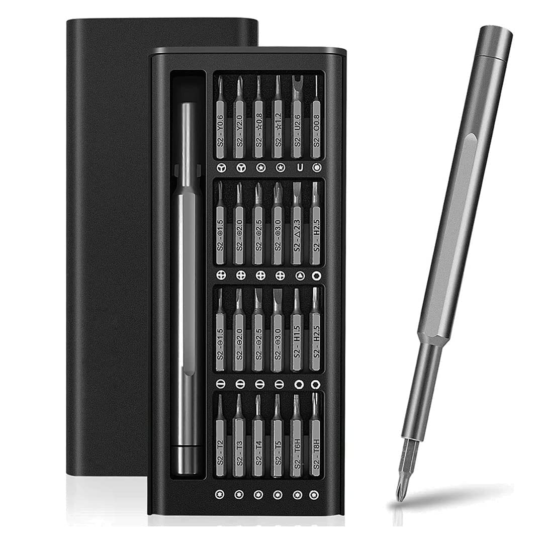 61ZMNf7bLdL._SL1080_.jpg 24 in 1 Precision Screwdriver Set, Magnetic Electronics Repair Tool Kit Compatible for PC, Laptop, iPhone, PS4, PS5, Xbox, Camera, Computer, Tablet - Image 1