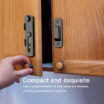 Stainless Steel Flip Latch Door Lock, Black | Sliding Barn Door Lock, Safety Gate Latch, For Garden, Bathroom, Garage, Coop, Closet, Cabinet & Window - Image 2