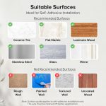 Bathroom Corner Shelf Organiser Without Drill Adhesive, Pack of 2 | Wall-mounted rack for kitchen, washroom & balcony. Quick-drain wire base keeps toiletries dry. Tool-free, damage-free. - Image 7