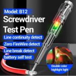 Wire Stripper & Tester Combo Set | All in One Multifunction Stainless Steel | Wire Stripper & High Brightness | Intelligent Voltage Tester Pen | Multi Function | Electrical Hand Tool Combo - Image 3