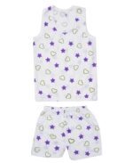 Shyamcollections Baby Boy & Girl Cartoon Print Sleeveless Soft Cotton Casual Vest T-Shirts with Shorts Dress for Summer Wear Kids Infant Toddler New Born Baby Clothes (Set of 6) (9-12 Months) - Image 9