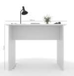 Combo of 3 Engineered Wood Ergonomic 75cm Height Prime Desk | Office Table for 6-8 Employees, Laptop Desk, Gaming Setup, Hostel, Reception, Bank, Counter Table | Easy DIY Assembly- White - Image 2