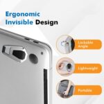 Portable Invisible Foldable Laptop Stand Aluminum Ergonomic Notebook Riser with Anti-Slip Cooling Pad Grip for MacBook, HP, Dell & All Laptops - Image 5