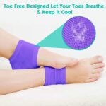 Silicone Gel Heel Pad Socks Heel Pain Relief Anti Crack Silicone Gel Heel And Foot Protector Moisturizing Socks for Foot Care, leg pain relief (GEL HEEL SOCKS) - Image 5