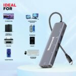 Honeywell New Launch 5-in-1 Type C Docking Station with 4K HDMI Port, USB 3.0 & 2 X USB 2.0 Ports & Type C 3.0 PD 100W, for All Type C Devices- Windows/MacBook, On-The-Go Feature - Image 3