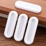 Self-Adhesive Handles for Sliding Windows and Doors 4-Pack Self-Stick Instant Pulls for Cabinets Drawers and Wardrobes Auxiliary Furniture Handles for Glass Tile and Wood Surfaces - Image 3