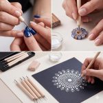 ART RANGER 5-Piece Wooden Mandala Dotting Tools Set – Double-Ended Nail Art Stylus Pens for Painting Rocks, Pottery Clay Sculpting, Embossing & Dot Art Crafts - Image 7