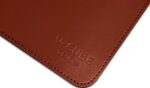 V-CUBE Designs Premium Vegan Leather Desk Mat 90X45cm 2.4mm Thick&Padded|Laptop Mat/Extended Mouse Pad/Stitched, Reversible, Sturdy Deskspread with High Tear/Peel Strength|Anti-Slip,Splash-Proof| Tan - Image 7