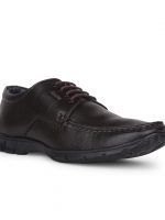 Bata Men Formal Derby Shoes - Brown - Image 6