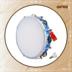 UAPAN Dafli Musical Instrument Dafli/Tambourine 10 inch Hand Percussion Musical Instrument (Blue tambourine) - Image 6