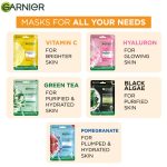Garnier Vitamin C Sheet Mask, Hydrating, Brightening & Anti-Dark Spots, 28g | Hydrates skin, boosts the skin's overall glow reduces dark spots | Enriched with lemon and Vitamin C - Image 7
