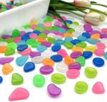 Glow in The Dark Pebbles Stones 500 PCS (5 Pack) – Multicolor Luminous Resin Glow Rocks for Garden Pathway, Aquarium, Fish Tank, Pond, Vase Fillers, Plant Pots, Walkway, Patio & Outdoor Home Decor - Image 7