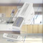 Magnetic Push Latch Heavy Duty Push to Open Cabinet Hardware Magnetic Touch Latches for Large Door Push Release Latches Kitchen Drawer Push Catch Press Out Latch (White, 2 Pack) - Image 2