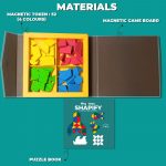 PELIKAS TOYZ Magnalogix Shapes Puzzle Toddler Magnetic, Shapify Magnetic Educational Montessori STEM Travel Toys for 3, 4, 5 Year Old Boys & Girls – Portable Road Trip Activity & Birthday Gift - Image 4