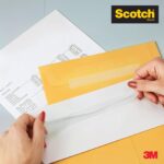 3M Scotch Magic Tape Roll with Refillable Dispenser | 1.9cm x 32.9 meter | Invisible, writable and hand tearable | For school projects, home and office use - Image 5