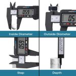 Plastic Vernier Caliper 150mm (6 Inch), Lightweight Precision Measuring Tool for School, Lab & DIY Use - Image 3