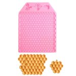 Honeybee Silicone Mold Beehive Honeycomb Bee Shapes for Baking DIY Chocolate Fondant Birthday Theme Cake Decoration Cupcake Topper Cookie Sugar Craft Gumpaste Candy Molds