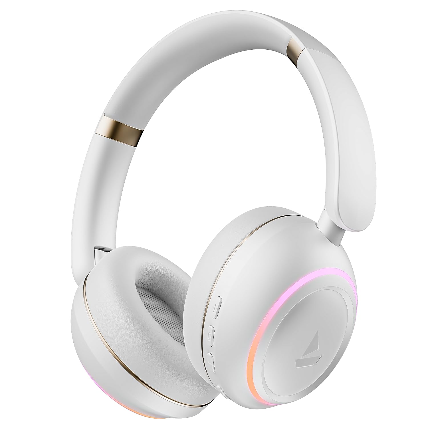 61cIHzCDl6L._SL1500_.jpg boAt Rockerz 480, RGB LEDs,6 Light Modes, 40mm Drivers,Beast Mode, 60H Battery, ENx Tech, Stream Ad Free Music via App Support, Bluetooth Headphones, Wireless Over Ear Headphone with Mic (White Sabre) - Image 1