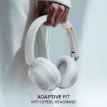boAt 2025 Launch Rockerz Prime 415, 360 Spatial Audio, 120H Battery, 40mm Drivers, AI-ENx Tech, Beast Mode, ASAP Charge & App Support, Bluetooth Headphones, Wireless Headphone with Mic (White Sabre) - Image 8