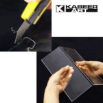 Kabeer Art Acrylic Plastic Fiber sheets Cutter hook knife blade (random color) with 2 extra Blades inside - Image 5