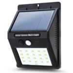 Solar Light Outdoor Waterproof Motion Sensor Lights Wall Night Light with 2 Modes, IP65 Rating for Fence Garage Yard Step Stair.