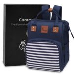 R for Rabbit Caramello Regal Baby Diaper Bag for Mother, Waterproof Kids Diaper Backpack for Mothers, Multifunctional Maternity Bag for Travel, Nursing Backpack for Moms (Blue Stripes) - Image 9