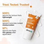 The Derma Co 1% Hyaluronic Sunscreen Aqua Gel SPF 50 PA++++ | Hydrating, Lightweight & Non-Greasy | No White Cast | Broad Spectrum & Blue Light Protection | Clinically Tested - (In-Vivo) | 30 g - Image 5