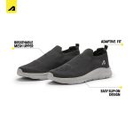 Boldfit Casual Shoes for Men Breathable Knit Slip-On Sneakers with Memory Foam Insole & EVA Sole Lightweight Walking Shoes with Sock-Like Fit & Padded Heel for All-Day Comfort - Image 9