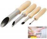 Worison 4 Pcs Round Hole Cutter Stainless Steel Circle Shaping Pottery Clay Sculpture Tools - Image 3