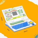 Wembley Educational Kids Laptop Learning Toy for 2-5 Years Boys Girls Computer Toys for 3 Years Fun Activity Learning Alphabet,Letter,Words,Games,Mathematics,Music,Logic Memory Tool - Blue - Image 2