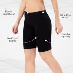 TRASA Women's Cotton Fashion Biker Workout Cycling Shorts, Avialable Sizes: S,M,L,XL,2XL,3XL - Image 3