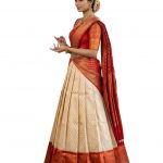 ZITON Women Indian Traditional Kanjivaram Silk Pure Zari Weaving Lehenga Choli and Work Dupatta With Blouse