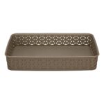 Bel Casa Royal A4 Tray - Pack of 4 I Desk & Drawer Organizer, File Holder & Storage Tray for Home Kitchen and Office Use - Lt Brown - Image 3