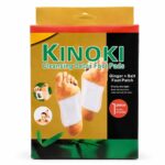 Kinoki Detox Foot Pads with Ginger & Salt Formula, Overnight Adhesive Foot Patches for Relaxation & Foot Care, Easy Application Wellness Pads with Adhesive Sheets, Pack of 10 Pads (2)