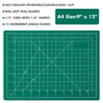 URBAN BOX Self-Healing Cutting Mat and Craft Knife kit with 30Pcs Hobby Blades Art Knife for Craft, Sewing, Fabric, Quilting, Scrapbooking Project A4(9"x12") - Image 3