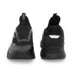 Red Tape Men's Walking Shoes Black Mesh TPU Round Toe Slipon - Image 4