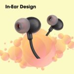 ZEBRONICS Zeb-Bloom Wired Headphones with 3.5mm Jack and 1.2m Cable (Black+ Silver) - Image 2