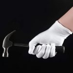 White Cotton Gloves for Dry Hands Soft Breathable Moisture Care Gloves for Night Use Skin Protection Reusable Comfortable Fit for Men and Women Daily Hand Care (15 pair) - Image 4