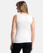 Jockey A113 Women Super Combed Cotton Rib Fabric Slim Fit Solid Tank Top - Image 3
