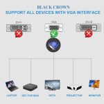 BLACK CROWN VGA to VGA Cable 3M (10 FT), 1080P Full HD High Resolution Male to Male Monitor Cord, Heavy Duty Video Lead for PC, Laptop, TV, Projector, Engineering Grade Display Screen - Image 8
