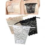 Women Deep Neck Cleavage Cover Up Lace Camisole Insert Clip On Modesty Panel for Low Cut Tops, Kurtis, Dresses & Saree Blouses, Soft Comfortable Inner Cover for Women