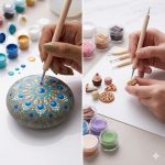 ART RANGER 5-Piece Wooden Mandala Dotting Tools Set – Double-Ended Nail Art Stylus Pens for Painting Rocks, Pottery Clay Sculpting, Embossing & Dot Art Crafts - Image 6