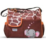 Bumtum Baby Diaper Bag For Mothers | Spacious Waterproof Backpack With Multiple Pockets To Easily Organise Baby Essentials, Various Sized Pockets (Elphie Orange)