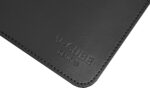 V-CUBE Designs Premium Vegan Leather Desk Mat 90X45cm 2.4mm Thick&Padded|Laptop Mat/Extended Mouse Pad/Stitched, Reversible, Sturdy Deskspread | High Tear/Peel Strength|Anti-Slip,Splash-Proof| Black - Image 6